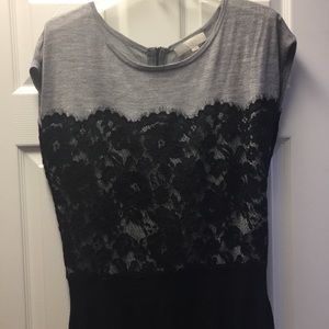 Loft lace top dress